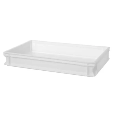 Afbeelding van HENDI Pizzaballenbox, voor het transporteren en bewaren van deeg, Amerbox, pizzadeegdoos, deegbak, gistenkist, stapelbaar, bakkersformaat, 18L, 600x400x(H)95mm, polyethyleen