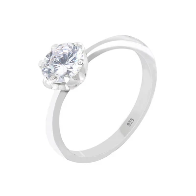 Afbeelding van ELLI Ring zilver / transparant