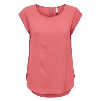 Afbeelding van ONLY Onlvic Solid Blouse, Dames, Maat: 40, Dubarry