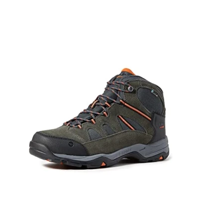 Afbeelding van HI TEC Banderra II WP WIDE Outdoorschoenen, Heren, Maat: 42, Charcoal/graphite/burnt orange Leer en textiel