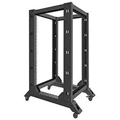 Afbeelding van Lanberg OR01 6822 B rack 22U Vrijstaande rek Zwart