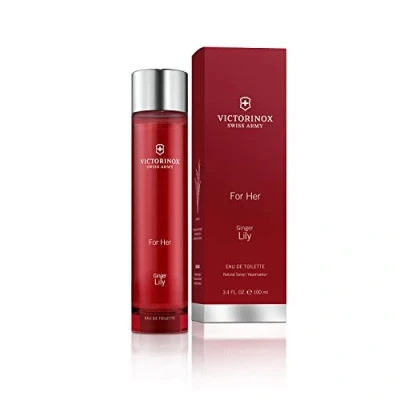Afbeelding van Victorinox Swiss Army For Her Ginger Lily, Eau de Toilette dames, parfum met gember en lelietje van dalen, fris verkwikkend, veganistisch, 100 ml, V0001298