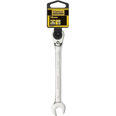 Afbeelding van Stanley handgereedschap FATMAX Omkeerbare Ringsteeksleutel met ratel 16mm FMMT13089 0
