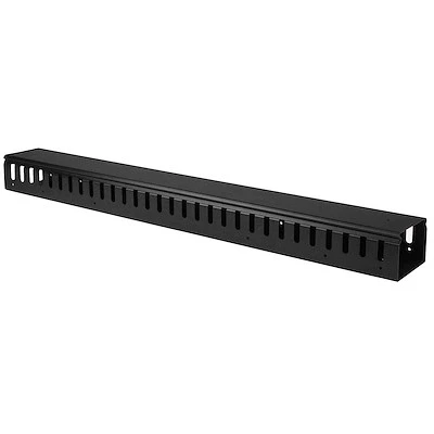 Afbeelding van StarTech.com Verticale kabelmap met Finger Duct 0U 91cm rack kabelmanager
