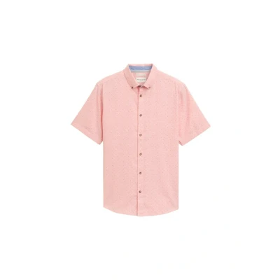 Afbeelding van TOM Tailor Printed Overhemd, Heren, Maat: XXL, Coral dot design
