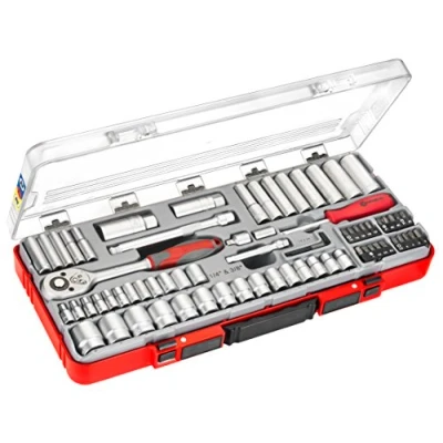 Afbeelding van Connex COX580271 Dopsleutelset, 1/4 en 3/8 inch, 71 delig