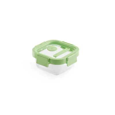 Afbeelding van Lékué Luchtdichte container 100% glas 320 ml vierkant