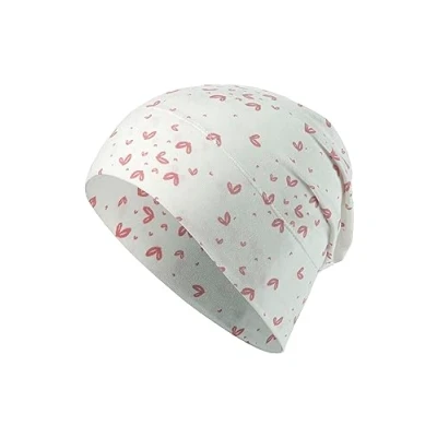 Afbeelding van Sterntaler Slouch Beanie Harten ecru
