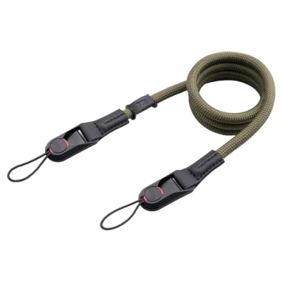 Afbeelding van VKO camerariem Quick Release voor man vrouw fotografen verstelbaar klimtouw camera nek schouder crossbody riem spiegelreflexcamera DSLR digitale spiegelloze (groen)