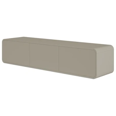 Afbeelding van Selsey Oro TV meubel 3 laden, hangend grijs beige