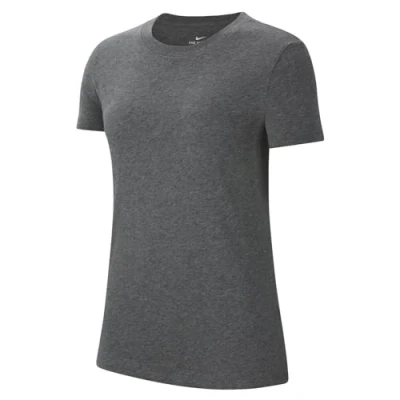 Afbeelding van Nike Dames Short Sleeve Top W Nk Park20 Ss Tee, Houtskool Heathr/Wit, CZ0903 071, XL