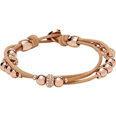 Afbeelding van Fossil Sadie Rondelle Polswikkelarmband