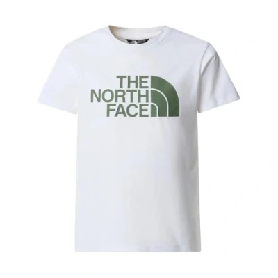 Afbeelding van The North Face EASY TEE Unisex Tshirt print voor kinderen, Maat: 146 151, White/duck green