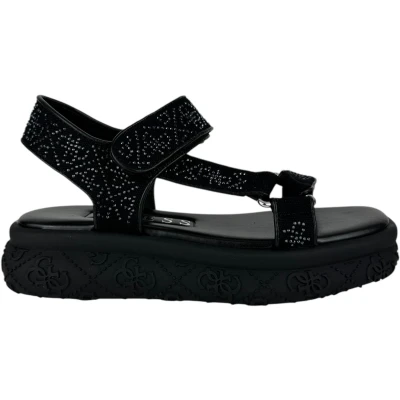 Afbeelding van Guess LODE 4GLOGO Sandalen, Dames, Maat: 41, Schwarz