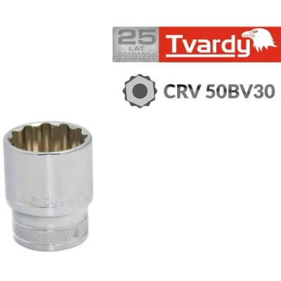 Afbeelding van Tvardy 12 pt socket 1/2&quot; 21 mm