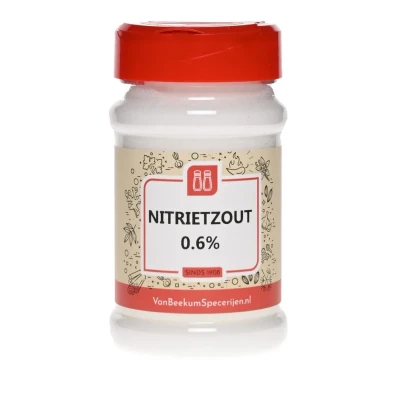 Afbeelding van Van Beekum Specerijen Nitrietzout 0.6% Strooibus 320 gram