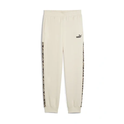 Afbeelding van Puma Graphic Animal Comfort Highwaist Trainingsbroek, Dames, Maat: Small, Alpine snow