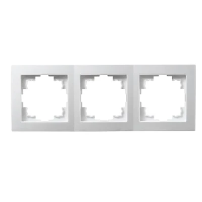 Afbeelding van MC POWER 3 voudig frame, Flair, wit, mat