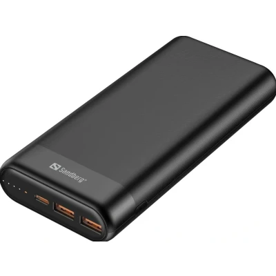 Afbeelding van Sandberg 420 62 powerbank Lithium Ion (Li Ion) 20000 mAh Zwart