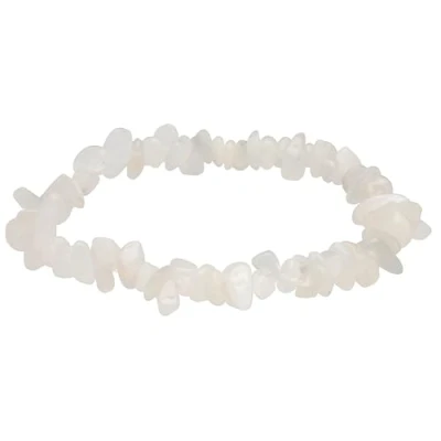 Afbeelding van Lebensquelle Plus Armband met regenboog maansteen, witte labradoriet, hoogwaardige edelstenen armband, 19 centimeters, Edelsteen, Maansteen