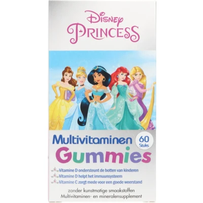 Afbeelding van Gratis Verzending: 2x Disney Multivitamines Princes 60 gummies