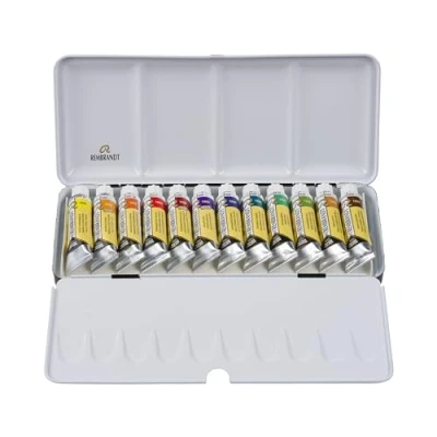 Afbeelding van Rembrandt water colour box 12 10mL tubes landscape selection