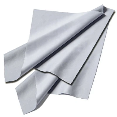 Afbeelding van FEFI Grote XXL professionele brillenpoetsdoek 35 x cm (2 stuks) microvezel in hoogwaardige opticienkwaliteit wasbaar ook voor alle displays zonder reclameopdruk