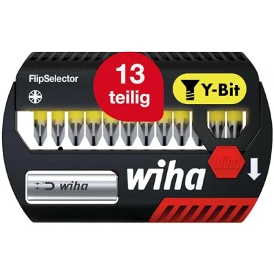 Afbeelding van 6x Wiha Bitset FlipSelector Y bit 25 mm Pozidriv 13 delig 1/4 (41829)