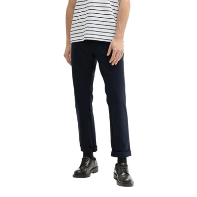 Afbeelding van TOM TAILOR Travis Slim Chino broek voor heren, 10668 Sky Captain Blue, 31W / 32L