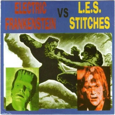 Afbeelding van Electric Frankenstein &amp; L.E.S Stitches Split (7&quot; Vinyl Single)