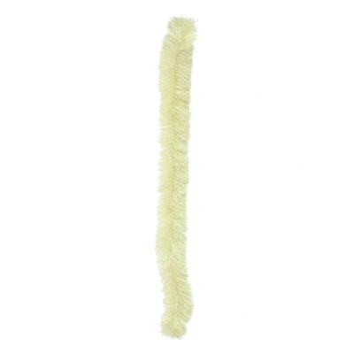 Afbeelding van Europalms Kerstslinger Tinsel metalic creme kerstversiering