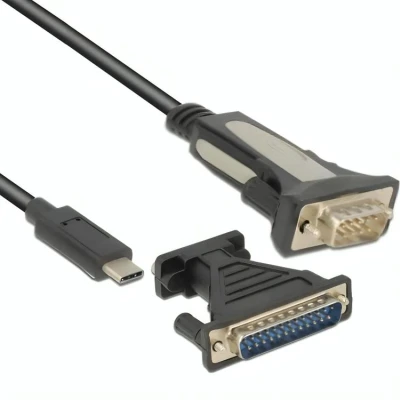 Afbeelding van USB C naar RS232 kabel 1.8 m Delock