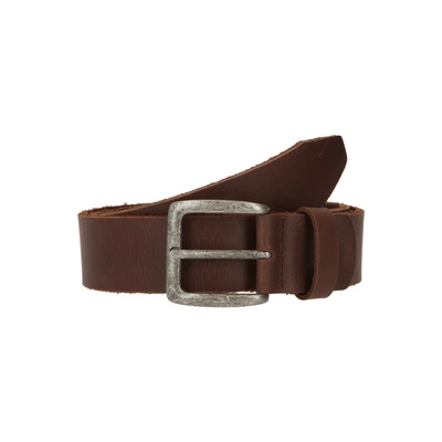 Afbeelding van ONLY &amp; SONS Heren ONSCARTER MEDIUM Leather Belt NOOS lederen riem, Brown Stone, 85, 85