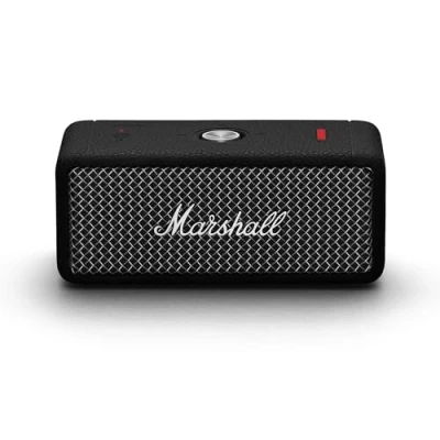 Afbeelding van Marshall Emberton II Draagbare bluetooth luidspreker, draadloos, koppelbaar, IP67 stof en waterbestendig, meer dan 30 uur speeltijd, snel opladen, binnen buitenluidsprekers, zwart staal