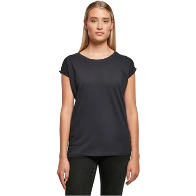 Afbeelding van Build your Brand Ladies&#039; Extended Shoulder Tee BY021 Navy 5XL