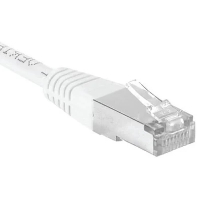 Afbeelding van Netwerkkabel RJ45 DEXLAN CAT 6A F/UTP wit 10 meter