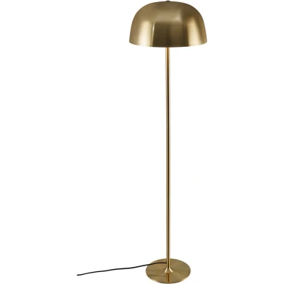 Afbeelding van Nordlux Staande lamp Cera Messing design, textielsnoer