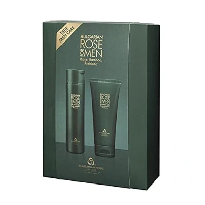 Afbeelding van Rose For Men Gift set Cadeauset voor mannen douchegel + scheergel met 100% natuurlijke Bulgaarse rozenolie en bamboe extract Vaderdag cadeau