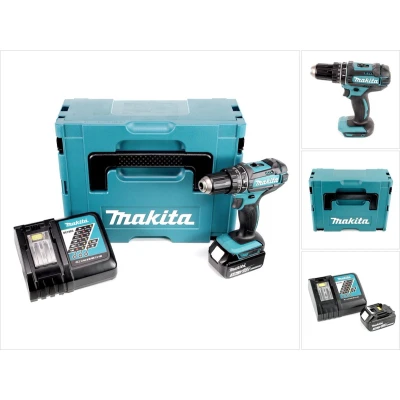 Afbeelding van Makita DHP 482 RF1J accu klopboormachine 18V 62Nm + 1x oplaadbare 3.0Ah lader in Makpac