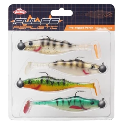 Afbeelding van Berkley Pulse Prerigged Realistic Perch 7cm (4 stuks) Shad