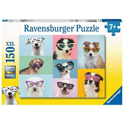Afbeelding van Ravensburger Kinderpuzzel 150 XXL Grappige honden