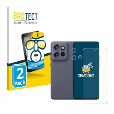Afbeelding van BROTECT Screenprotector voor Motorola Edge 50 Neo (Voor+Camera) Folie Beschermfolie transparant (2 Stuks)