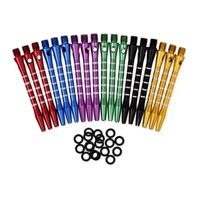 Afbeelding van SCSpecial 53 Millimeter Aluminium Dartschachten, 18 Stuks Eg Dartstelen Werpen Fitting met O&#039;ring