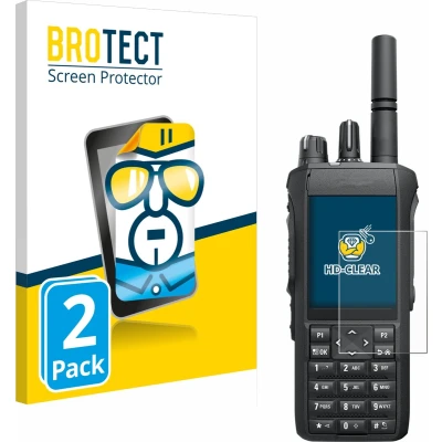 Afbeelding van BROTECT (2 Stuks) Schermbeschermer voor Motorola Mototrbo R7 Screen Protector Transparant