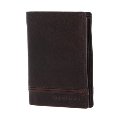 Afbeelding van bruno banani Leren Portemonnee Frankfurt Wallet With Flap Brown Bruine