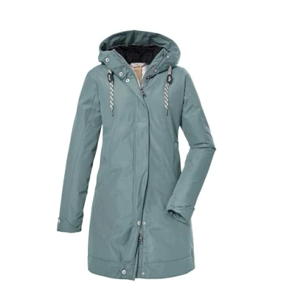 Afbeelding van G.I.G.A. DX dames Winterparka/functionele parka met capuchon GW 13 WMN PRK, aquaverde, 44, 39836 000