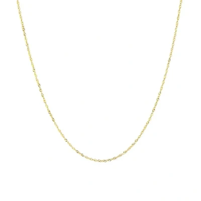 Afbeelding van Bijoutheek Collier Basis Lang Fijn Gedraaid 70cm Goud