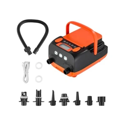 Afbeelding van VEVOR Paddleboard Pomp Oplaadbare Batterij 20PSI SUP Luchtpomp Oranje