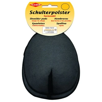 Afbeelding van Kleiber KR 8 haak en lusband schoudervulling Raglan, 50% polyamide, zwart, 13,5 x 11 3 cm