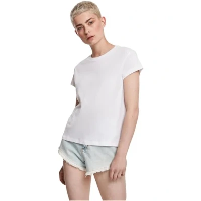 Afbeelding van Urban Classics Ladies Basic BOX TEE Tshirt basic, Dames, Maat: XL, White